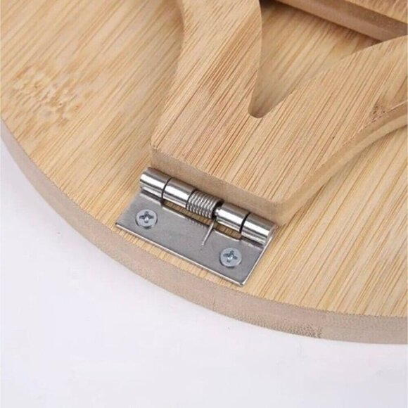 Handmade Foldable Sofa Armrest Tray - Picture 4 of 5